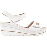 GOODIN White comfortable wedge sandals Cene