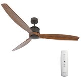  Lucci air 210507 - Plafonski ventilator AIRFUSION AKMANI paulovnija/crna + daljinski upravljač | Eponuda.com
