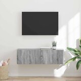 TV stenska omara Siva Sonoma 60 x 31 x 29.5 cm Konstruiran les, (5000092149) | Shoptok.si