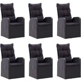  7-dijelni vrtni blagovaonski set crni | shoptok.hr