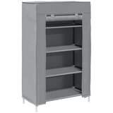 vidaXL Ormarić za cipele sivi 60,5x30x97 cm netkana tkanina | shoptok.hr