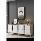 Hanah home Hanah Kućna Konzola Tuna 180, 180x75x32 cm, Bijela | Eponuda.ba
