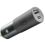 3mk avtopolnilec Hyper dual charger adapter USB A in Type C PD 100W 3,0 QC - siv Cene