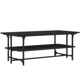  Stolić za kavu crni 100 x 50 x 40 cm konstruirano drvo | shoptok.hr