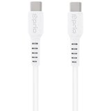 Prio Podatkovni kabel iz USB-C 2.0 na USB-C 2.0 Power Delivery, 100 W, bel, 2 m Cene