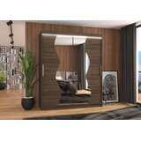 ADRK klizni ormar s ogledalom i led rasvjetom medison, 180 cm - OKOLADA | shoptok.hr