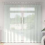 Voile zavjese s petljama 2 kom svijetlo sive 140x225 cm | Shoptok.si