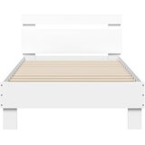  Okvir kreveta s uzglavljem bijeli 90 x 200 cm konstruirano drvo | shoptok.hr