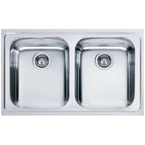 Franke 101.0199.870 Logica LLX 620 dvojno pomivalno korito iz nerjavnega jekla | Shoptok.si
