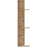  Kutna zidna polica boja artisian hrast 36,5x36,5x140 cm drvena | shoptok.hr