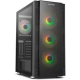 Box Semitorre E-ATX Hummer Horus Argb Crystal Temperid, (20598882)