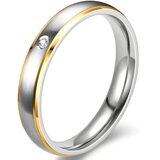 IZMAEL Ženski Prstan KN-17563 - Srebrna / Zlata / 49mm Cene
