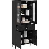  Highboard Crni hrast 69,5 x 34 x 180 cm Konstruirano drvo | shoptok.hr