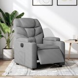 Maison Chic Električni naslanjač - Relax naslanjač svetlo sivo blago, (22061162) | Shoptok.si
