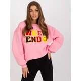 My Red Lips Sweatshirt-EM-BL-617-6.07P-pink | Shoptok.si