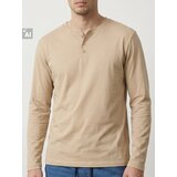 Sinsay Pamučna henley majica s dugim rukavima | shoptok.hr