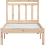  Okvir za krevet od masivnog drva 75 x 190 cm jednokrevetni | shoptok.hr