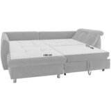 Modern Living sedežna garnitura agira, modra, ležišče | Shoptok.si