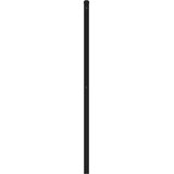  Metalno zamjensko uzglavlje crno 200 cm | shoptok.hr