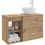  Set namještaja za kupaonicu 2 kom. Hrast artisan | shoptok.hr