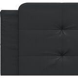  Krevet s madracem Zadar crni 200x200 cm od umjetne kože | shoptok.hr