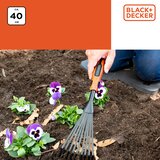 Black & Decker Ručni vrtni alat grabljice 38,8 cm | shoptok.hr