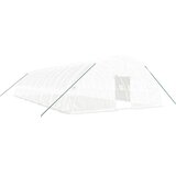  Plastenik s čeličnim okvirom bijeli 84 m² 14 x 6 x 2,85 m | shoptok.hr