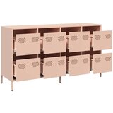  Komoda ružičasta 135x39x73,5 cm hladno valjani čelik | shoptok.hr