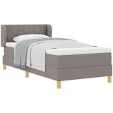  s opruga kutije Sivo-smeđa 90 x 190 cm tkanina | shoptok.hr