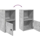 vidaXL Regal za knjige boja betona 31x24x52 cm konstruirano drvo | shoptok.hr