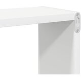  Kockaste zidne police 2 kom bijele 80 x 15 x 26,5 cm drvene | shoptok.hr