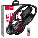hoco. Slušalice bežične / žične, Bluetooth, mikrofon, 8h rada – W23 Brilliant Black | Eponuda.ba
