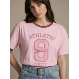 Sinsay Pamučna majica s izvezenim tekstom Athletic | shoptok.hr