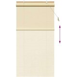 vidaXL Zavjese i sjenila sa zavjesama Prirodna 100 x 220 cm bambus | shoptok.hr