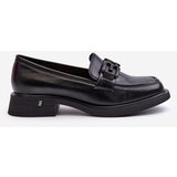 VINCEZA Elegant Black Leather Women's Moccasins Triana | shoptok.hr