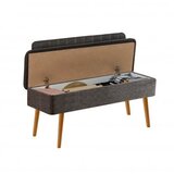 Woody Fashion Trpezarijska klupa Vina 1053 110x85x36cm Bež-Antracit | Eponuda.ba