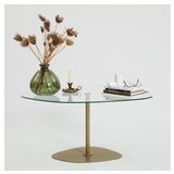 Hanah home soho - transparent, gold transparentgold coffee table | ePonuda.com