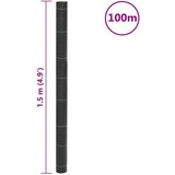vidaXL Opna protiv korova crni 1 5 x 100 m PP | shoptok.hr