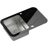 Quadron Pomivalno korito GLEN 211, črno | Shoptok.si