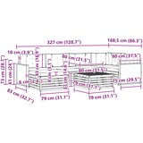  Set vanjskih sofa 7 kom. Prirodna i antracit | shoptok.hr