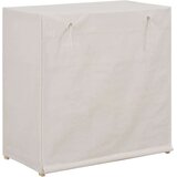 vidaXL ormarić za cipele s pokrovom od tkanine 79 x 40 x 80 cm bijeli | shoptok.hr
