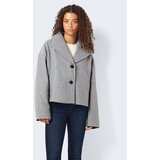 Noisy May Prehodni plašč Halston 27028853 Siva Loose Fit | Shoptok.si