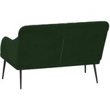  Klupa tamnozelena 110 x 76 x 80 cm baršunasta - Tamnozelena | shoptok.hr