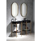 Sapho Črno/v zlati barvi kovinsko stojalo za pod umivalnik 55x79,5 cm Puno – | Shoptok.si