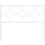  Metalno zamjensko uzglavlje bijelo 107 cm | shoptok.hr