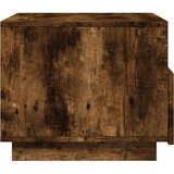  Stolić za kavu s LED svjetlima boja dimljenog hrasta 50x49x40cm | shoptok.hr