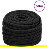 vidaXL Brodski konop tamnocrni 20 mm 50 m od polipropilena cijene