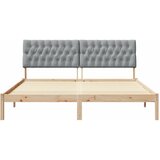  Krevetni okvir s tapiciranim uzglavljem Smeđa 180 x 200 cm | shoptok.hr
