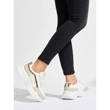 Shelvt Women's cream sneakers | shoptok.hr