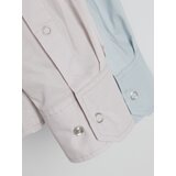 Reserved - Regular fit košulja s visokim udjelom pamuka - pastelnoružičasto | shoptok.hr